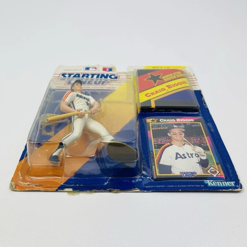 1992 Kenner Starting Lineup Figurine Craig Biggio Houston Astros New #0922